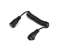 QWORK® Cavo Adattatore per rimorchio 3 Metri - 13 a 13 Pin - per sistemi 12 V per roulotte Camper Camper rimorchio Barca Trattore