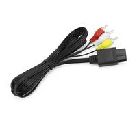 QWORK® Cavo video, cavo audio video AV RCA stereo, compatibile con N64, SNES, GC