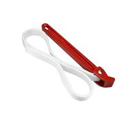 QWORK® Chiave filtro olio universale con cinghia in nylon lunghezza 865 mm spessore 6 mm, Regolabile fino al diametro max Ø160 mm