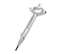 QWORK® Chiave Universale Per Serrature, Chiave Multifunzione, Passpartout Chiave, In Lega Di Zinco