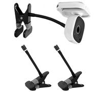 QWORK® Confezione da 2 staffe flessibili con morsetto compatibili con EufyCam 2/2C/2C Pro/3/3C, staffa universale compatibile con EufyCam 1/2/3
