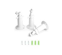 QWORK® Confezione da 3 supporti a parete per telecamera, bianchi, orientabili a 360°, Compatibile con Arlo, Arlo Pro, Arlo Light, Arlo Go