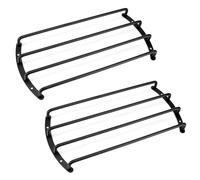 QWORK Copertura per griglia per altoparlanti in metallo, confezione da 2 pezzi, 30,5 cm, finitura verniciata a polvere, protezione durevole per subwoofer rotondi per auto da 30,5 cm, facile