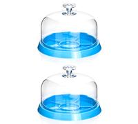 QWORK Custodia antipolvere per movimento orologio, confezione da 2 vassoi antipolvere a prova di umidità per mantenere la precisione dello strumento per organizzare piccole parti, artigianato,