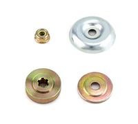 QWORK® Dado Fissaggio Kit per Lama Decespugliatore, 4 Pz Accessori Decespugliatore per Tagliaerba Tosaerba Decespugliatore