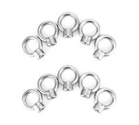 QWORK Dado per occhiello di sollevamento confezione da 10 3/8"" UNC acciaio inossidabile di grado marino 316