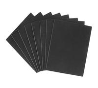 QWORK® Felt Pads adesivi da tagliare - 8 pezzi 16x20cm, spessore 4mm, ideale per sedie e pavimenti delicati (Nero)
