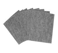 QWORK® Felt Pads adesivi da tagliare - 8 pezzi 16x20cm, spessore 4mm, ideale per sedie e pavimenti delicati (Grigio)