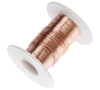 QWORK® Filo di Rame, 0,3 mm x 100 m Filo di Rame Giardino, Filo di Rame smaltato, per lavori di Giardinaggio, Coltivazione di Piante e ortaggi