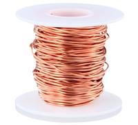 QWORK® Filo di Rame da Giardino 20m Calibro 16, Purezza 99,9% per Giardinaggio, Coltivazione di Piante e Ortaggi