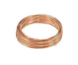 QWORK® Filo di rame Pure T2, Ø3mm, lunghezza 10m, per hobbistica, elettrotecnica e artigianato