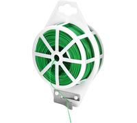 QWORK® Filo per Piante, Filo per Rilegatura Verde Con Taglierina Integrata 200 M