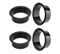 QWORK Flangia del connettore per condotto da 15,2 cm, confezione da 4 pezzi, flangia connettore per sfiato asciugatrice e sistema di ventilazione di riscaldamento/raffreddamento