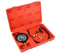 QWORK® Fuel Pump Vacuum Tester Gauge, 0-10 PSI Carburetor Valve Pressure Tester, esegue Test precisi di Vuoto e Pressione, Adatto a Una varietà di Modelli di Auto