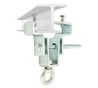 QWORK® Gancio per sacco da boxe, supporto per morsetto I-Beam, accessori per sacco da boxe per trave, regolato da 6.3 cm a 19 cm