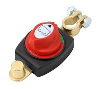 QWORK® Interruttore di Scollegamento Batteria Top Post, 12-48 V 275A Isolatore Master per Auto, Camper, e Barche