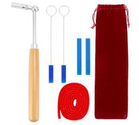 QWORK Kit di accordatura professionale per pianoforte, include martello per accordatura, barra temperamento, silenziatori e custodia per riporre i pianoforti a coda, adatto per tutti i livelli di