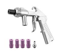 QWORK® - Kit di pistola a sabbia con 4 ugelli in ceramica, per sabbiatrice