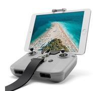 QWORK® Kit Supporto Tablet Compatibile con DJI FLIP/NEO/Mini4Pro RC N3 N2 N1 Radiocomando - Installazione Facile e Senza Smontaggio, include Cordino e 2 Cavi Dati