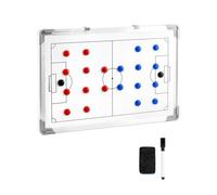 QWORK® Lavagna Tattica da Calcio, Accessori Inclusi, Lavagna Tattica a Due Lati, 45 x 30 cm