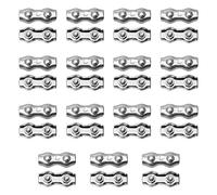 QWORK M3 Morsetto per funi, in acciaio inox, grado marino, 15 pezzi