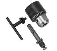 QWORK® Mandrino trapano, adattatore mandrino da Ø 1,5-13 mm, accessorio martello perforatore