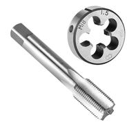 QWORK® Maschio, rubinetteria a vite M18x1.5mm, set di maschi e filiere tonde