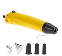 QWORK® Mini pistola aria calda 350 W, pistola termica 2 temperatura 250 ℃/400 ℃, per tubi termoretraibili, goffratura, fai-da-te, pellicola termoretraibile