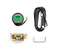 QWORK® Monitor batteria tester voltmetro amperometro, 8-80V 0-350A, con cavo personalizzato 4m, per auto auto motoscafo caravan camper solare
