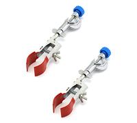 QWORK Morsetto da laboratorio, confezione da 2, punte foderate in sughero, per contenere oggetti fino a 4,4 cm [45 mm], morsetti universali per laboratori (aste fino a 1,8 cm di diametro)