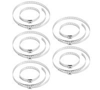 QWORK® morsetto per stivale cv universali da 10 pezzi - acciaio inossidabile - da 20 a 50 mm e da 50 a 120 mm