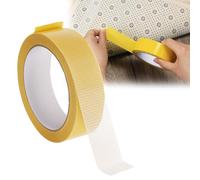 QWORK® Nastro adesivo tappeti, nastro tappeti doppio lato, 30 mm x 20 m nastro antiscivolo per tappeti