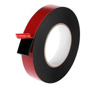 QWORK® Nastro Biadesivo Extra Forte 5 m x 25 mm, 2 mm Spessore - Nastro Adesivo Impermeabile per Montaggio, Strisce LED, Auto, e Decorazioni