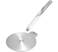 QWORK® piastra per induzione adattatore, Acciaio inossidabile, 13CM, Per piano cottura a induzione, Fornello a gas