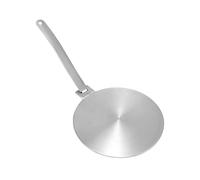 QWORK® piastra per induzione adattatore, Acciaio inossidabile, 20CM, Per piano cottura a induzione, Fornello a gas