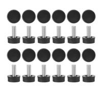 QWORK® Piedini Regolabili Per Mobili, Piedini Di Livellamento, M6 x10mm, 24Pezzi
