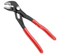 QWORK® Pinza a Pappagallo, 180 mm, Larghezza Massima di Apertura 60 mm, Con Impugnature in Gomma Antiscivolo