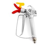 QWORK® Pistola a Spruzzo Airless + Ugello per Sedile + Reversibile Ugello 517, 3600 PSI / 250 BAR