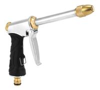QWORK® Pistola a spruzzo per tubo da giardino, pistola ad acqua ad alta pressione in lega di zinco per lavaggio auto, irrigazione di piante e doccia per animali domestici