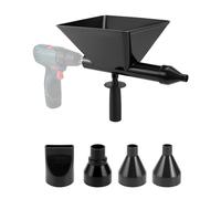 QWORK® Pistola Elettrica per Malta con 5 Ugelli Sostituibili (Plastica)