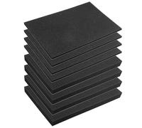 QWORK® poliuretano espanso, 4 pezzi 400 x 300 x 25 mm + 4 pezzi 400 x 300 x 10 mm, può essere utilizzata per proteggere strumenti, fotocamere, cosmetici e artigianato