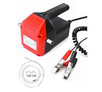 QWORK Pompa del Gasolio, pompa travaso gasolio 12V 60W, pompa aspira olio motore, per auto e moto, barca, camion, camper