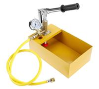 QWORK® Pompa di pressione manuale, 40 bar, pompa di prova, utilizzata per rilevare tubazioni dell'acqua e riscaldamento a pavimento