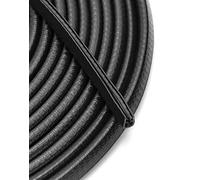 QWORK® Protezioni Per Portiera Auto, Guarnizione Portiera Per Auto, Non È Necessario Incollarlo, Bordo A Forma Di U, 10 M, Nero