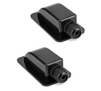 QWORK® Pssacavo per Tetto, IP68 Impermeabile 1 Via Cavo di Ingresso Resistente agli Agenti atmosferici, per Camper Caravan Barca Solare, passacavo ABS, 2 Pezzi, Nero