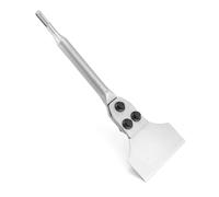 QWORK® Punte per scalpello SDS, scalpello per piastrelle, 300 x 100 mm, raschietto per pavimenti per piastrelle, adesivo per pavimenti, rimozione della superficie della parete