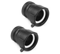 QWORK Raccordo a camma e scanalatura, 2 x adattatore maschio da 5 cm, 2 pezzi