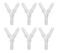 QWORK Raccordo a Y, raccordi rapidi deviati a 3 vie per unire il tubo del tubo da giardino, 6 pcs,7mm