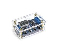 QWORK Rele temporizzato DC 5V - 30V, Modulo Timer, Interruttor Timer, Modulo relè temporizzato Dual MOS Programmabile digitale con display a LED