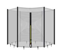 QWORK® Rete di Sicurezza per Rete di Ricambio per Trampolino per Ø305CM, 8 Poli, Rete Protettiva per Trampolino da Giardino, Accessori per Trampolino